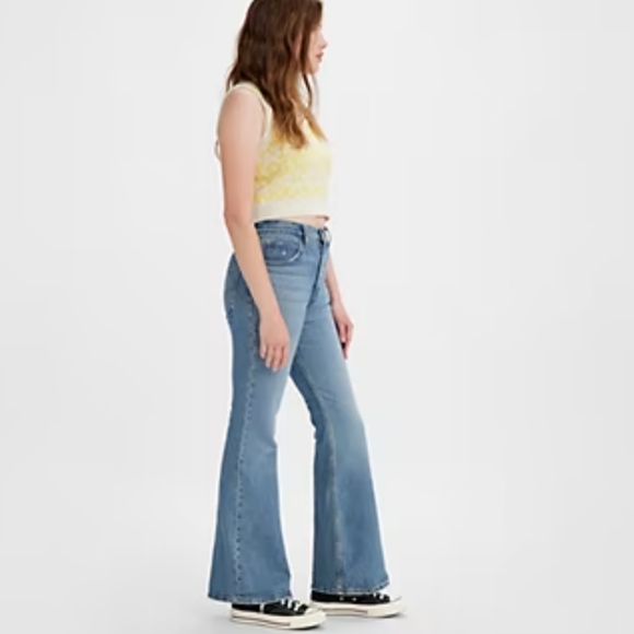 Levi's Premium 70'S HIGH FLARE WOMEN'S JEANS - Picture 2 of 13